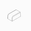 E-Z 75 EC-W GRI End Cap - White - MIN QTY 6